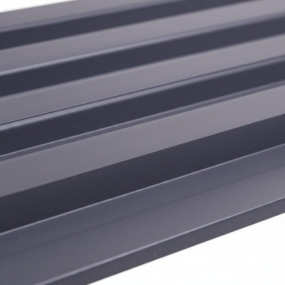 Perfil Ripado de PVC Decorativo para Parede | 20cm x 3m