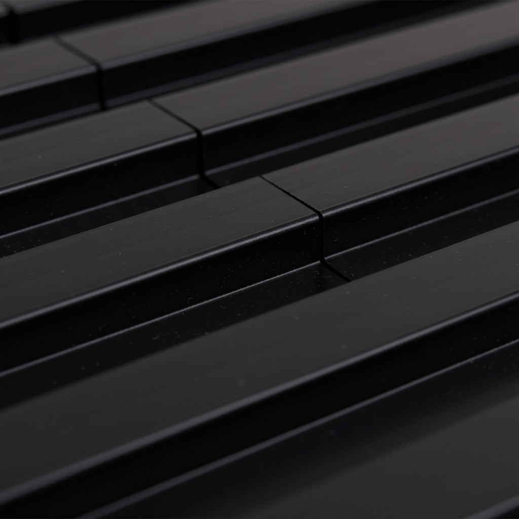 Perfil Ripado de PVC Decorativo para Parede | 20cm x 3m