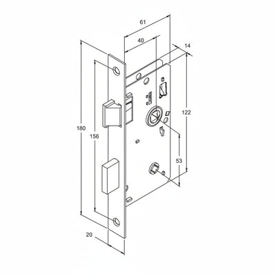 Fechadura Quênia | Porta de Madeira