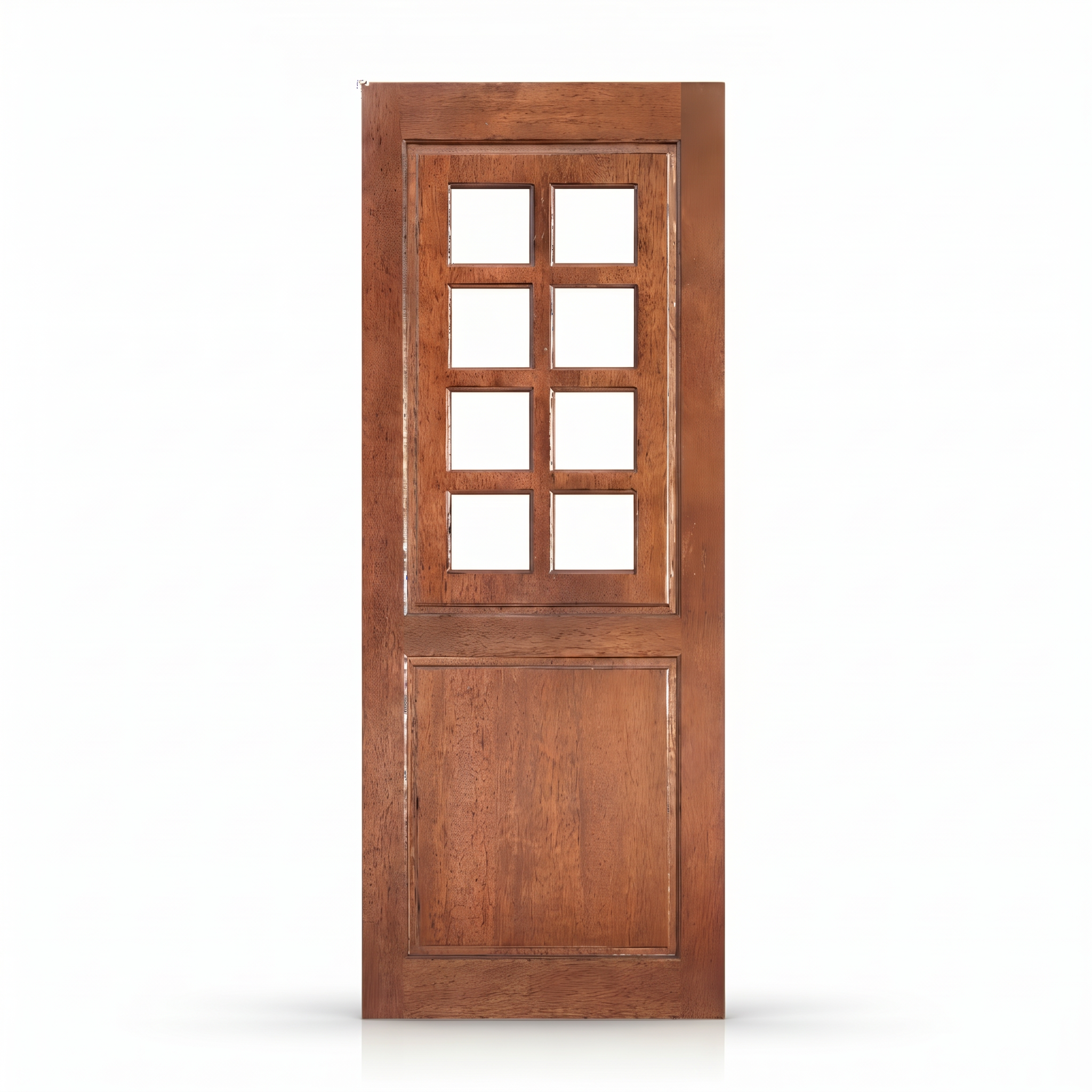 Porta Externa de Madeira Cedro Alagoano | Ref 28 | Com Vidro | Com Selador