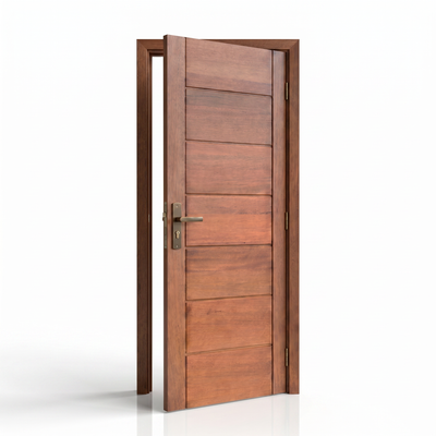 Porta Externa de Madeira Cedro Alagoano | Ref 32 | Com Selador