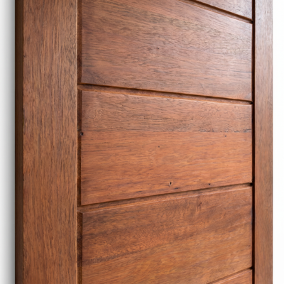 Porta Externa de Madeira Cedro Alagoano | Ref 32 | Com Selador