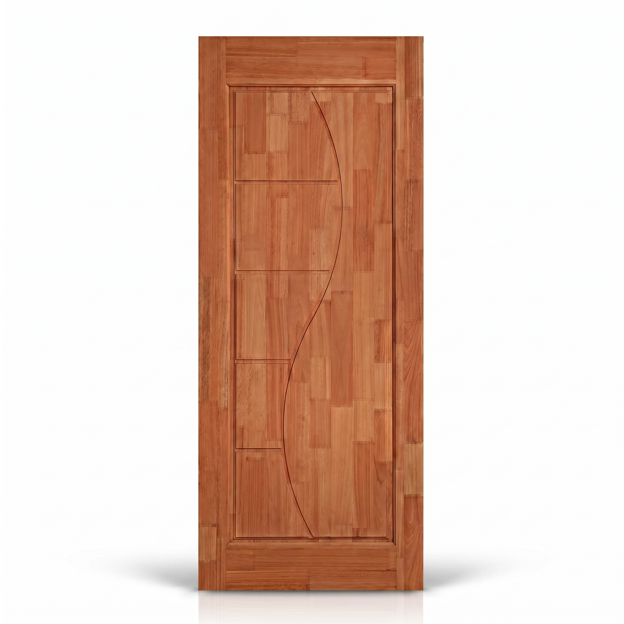Porta Externa de Madeira Eucalipto Fingada | Ref 96 | Com Selador