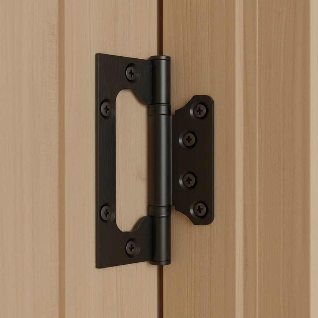 Dobradiça Inox | Sobrepor | Kit 3 Unidades