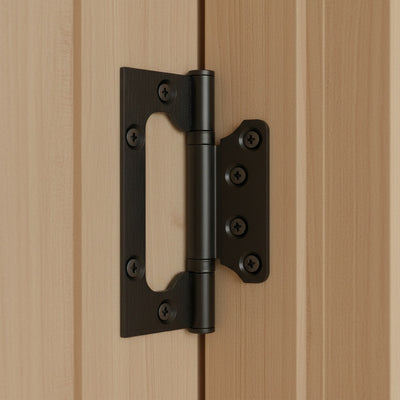 Dobradiça Inox | Sobrepor | Kit 3 Unidades