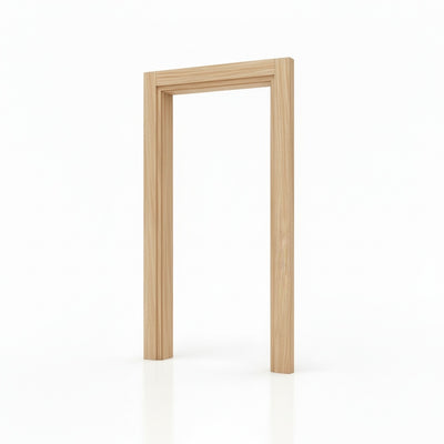 Caixilho Pivotante (Guarnição) de Madeira Tauari | Cabeceira 1,25 M | Sem Jogo de Vista