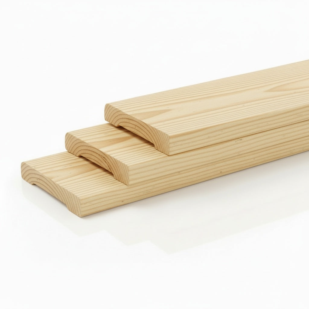 Jogo de Vista (Guarnição) de Porta em Pinus | 6 cm