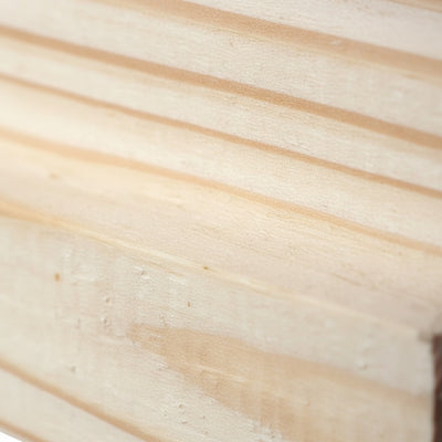 Rodapé de Madeira Pinus Sem Friso | 6 CM | Barra 2,50 M