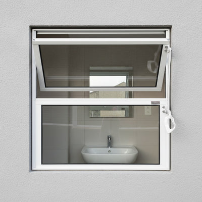 Janela de Alumínio Basculante Branca | 40 X 40 CM