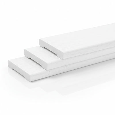 Jogo de Vista (Guarnição) Branco com Regulagem | 6 CM