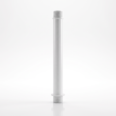 Braço para chuveiro Plastilit branco de 30 cm, acessório de ligação do ponto hidráulico.