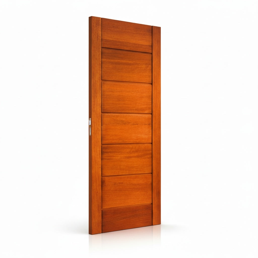 Porta Externa de Madeira Cedro Alagoano | Ref 32 | Com Selador