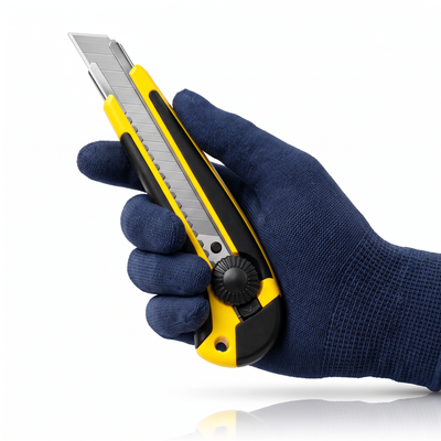 Estilete profissional Fertak de 25 mm, para preparação de recortes sobre base estável.
