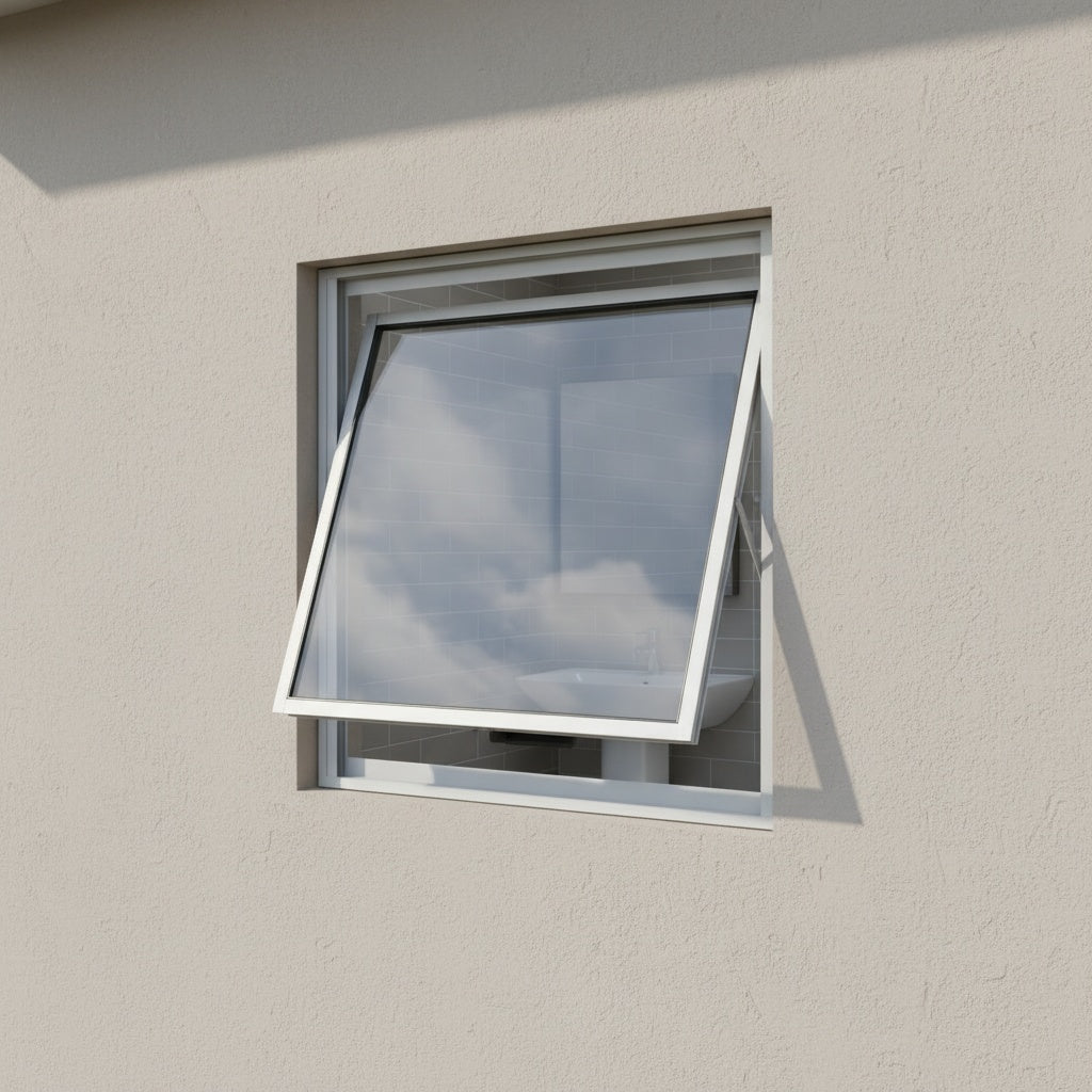 Janela de Alumínio Max-Ar para Banheiro | 60 X 60 CM
