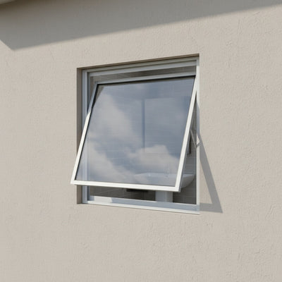 Janela de Alumínio Max-Ar para Banheiro | 60 X 60 CM