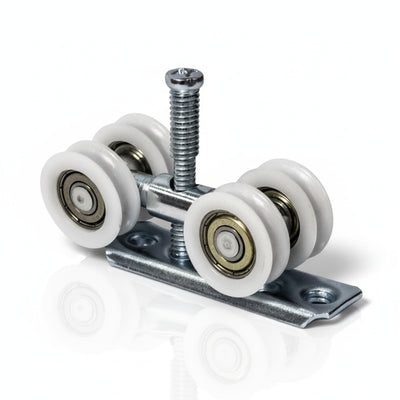Kit de Correr para Porta | Randa Econômico Branco Diamond