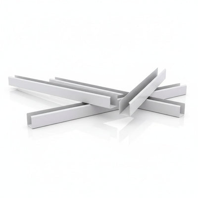 Roda Forro de PVC Branco Neve | Barra 6,00 M