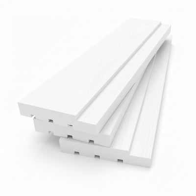 Caixilho de Porta MDF Ultra Fundo Branco | Ideal Prime | Vistas Reguláveis 7 CM | Com Borracha
