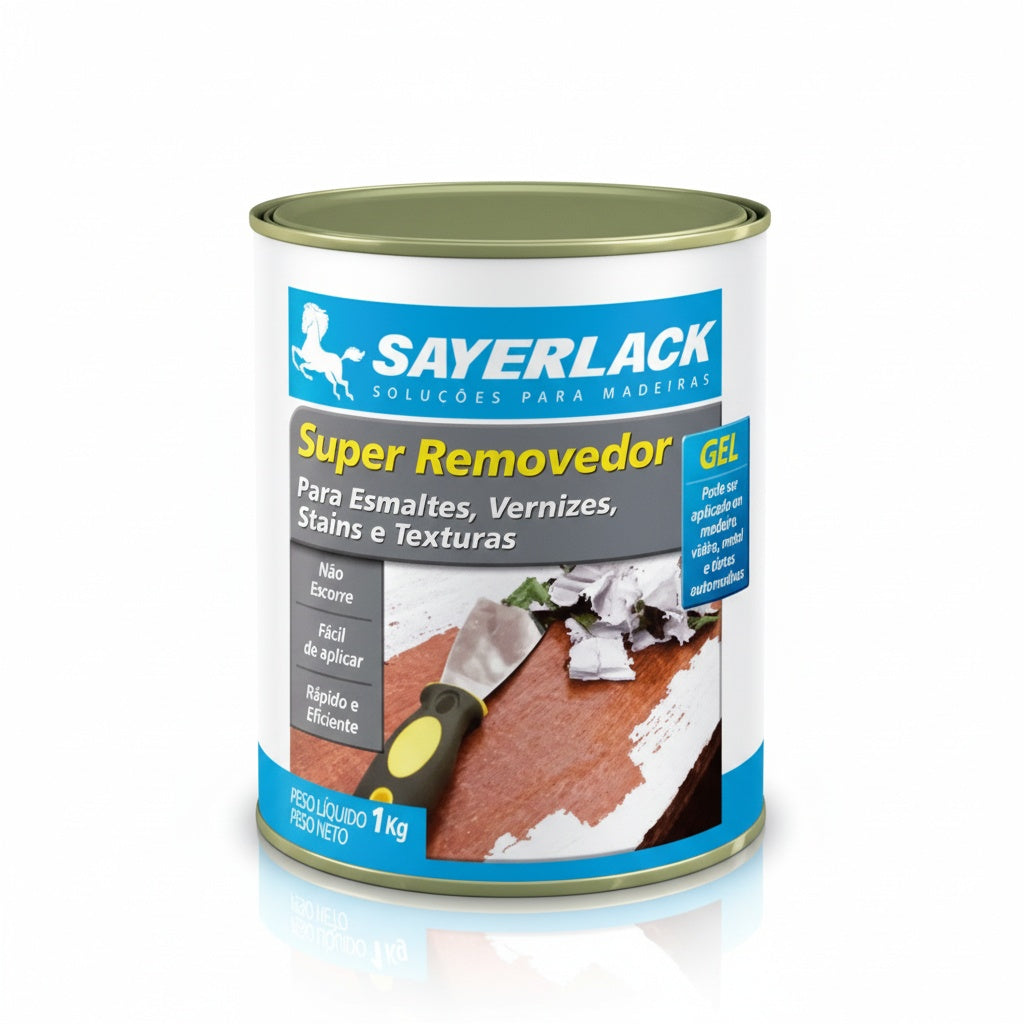 Removedor de Tinta e Verniz em Gel | Removedor Forte | 1kg