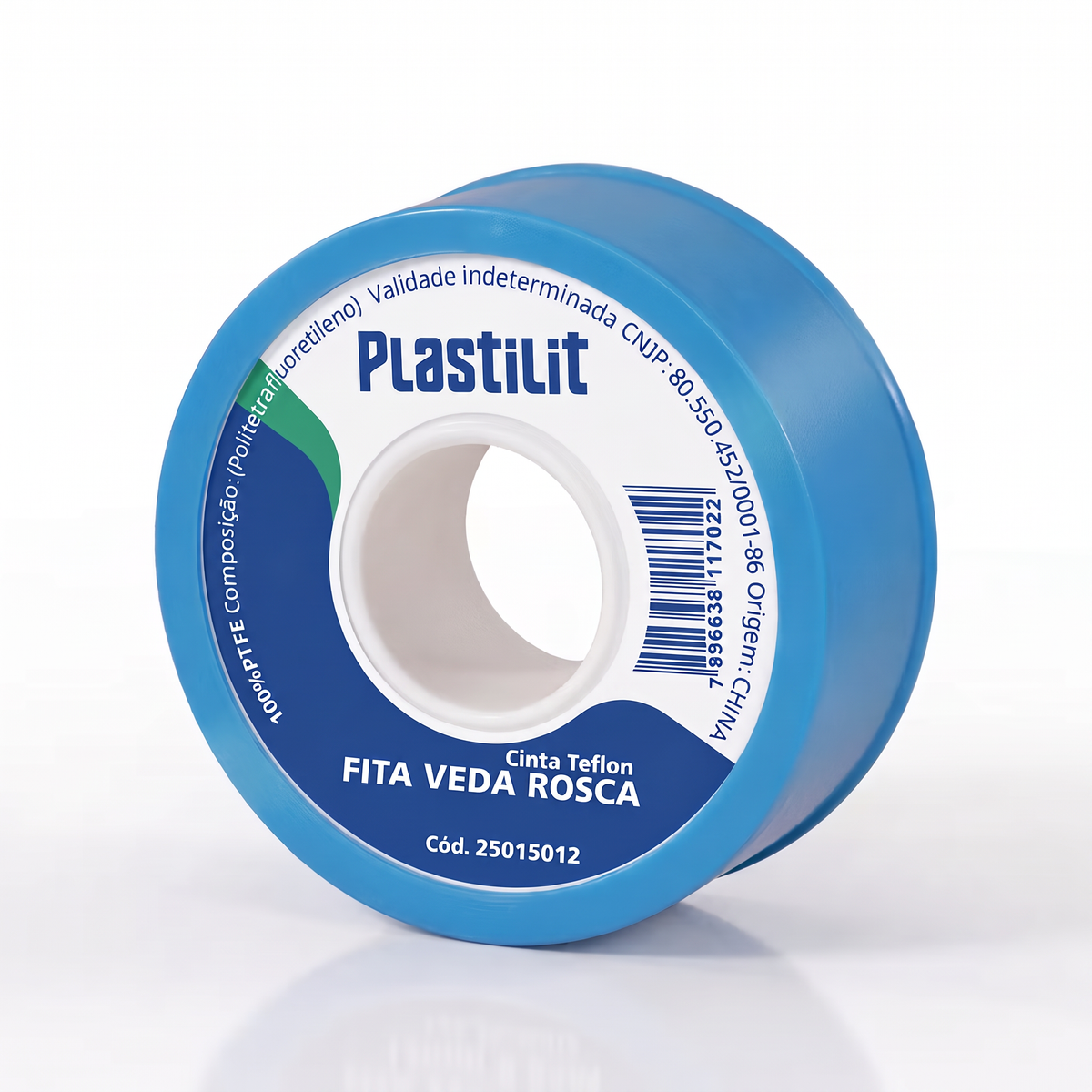 Fita veda rosca Flex Plastilit, para selagem de juntas roscáveis hidráulicas.