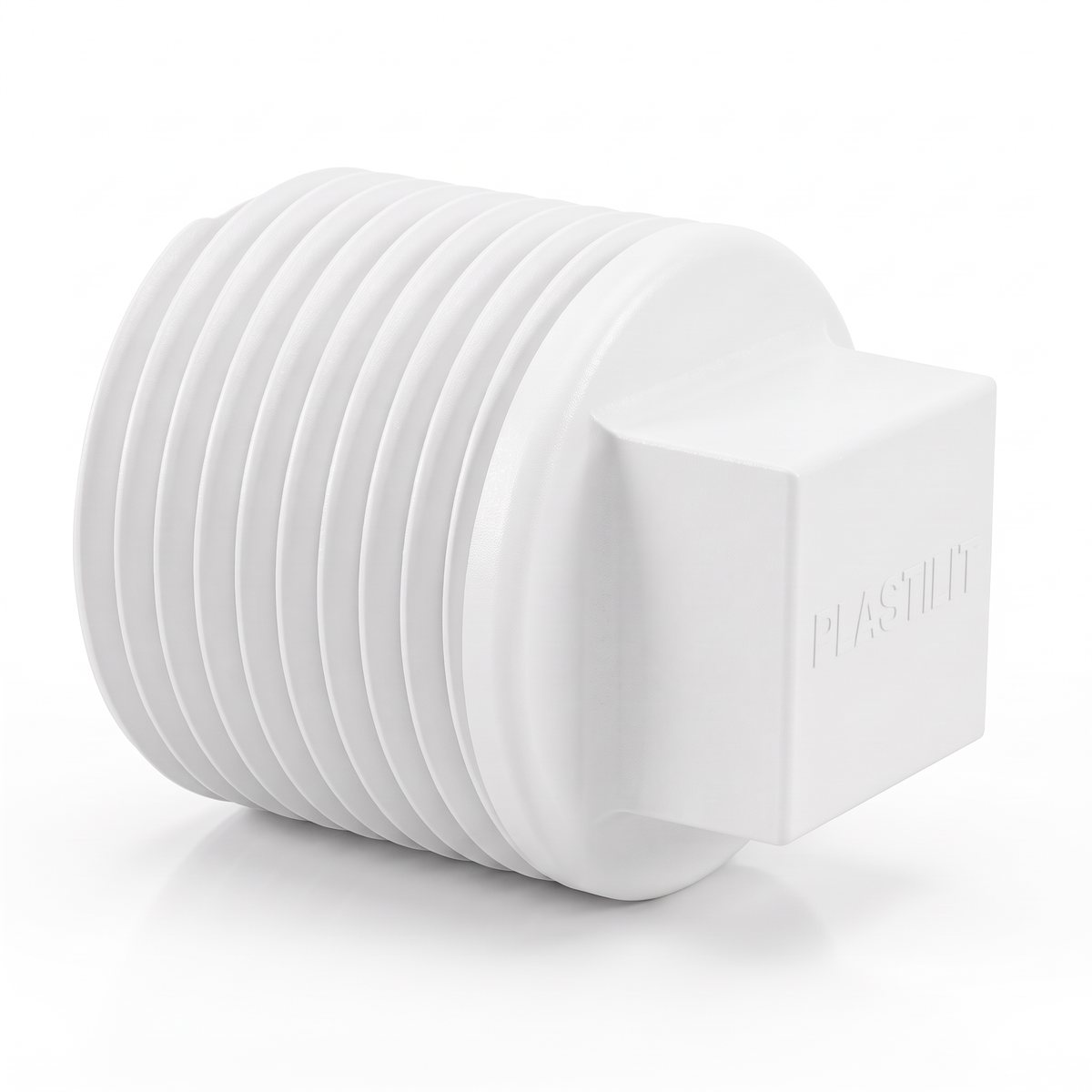 Plug roscável Plastilit, tampão para fechar uma espera hidráulica.
