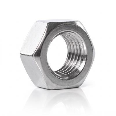 Porca zincada Fiel, fixador com rosca interna para aperto do conjunto.
