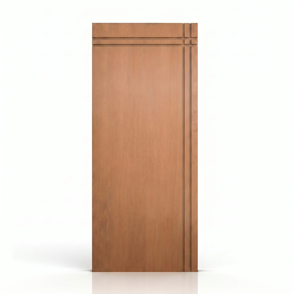 Porta interna de Corupixá Friso 13, vista principal da folha com desenho linear para interiores.