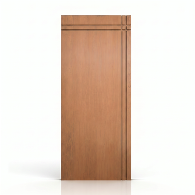 Porta interna de Corupixá Friso 13, vista principal da folha com desenho linear para interiores.