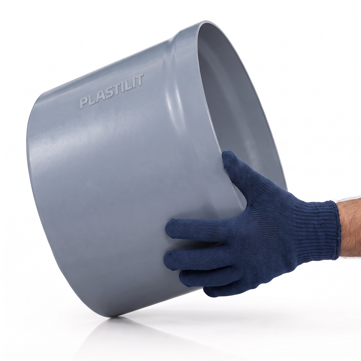Prolongador Plastilit de 300 x 200 mm, para adequar o conjunto ao nível previsto do piso.