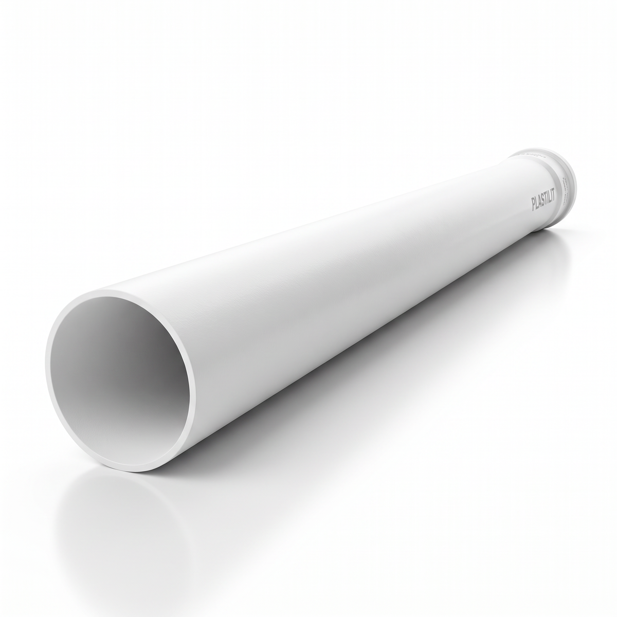 Tubo para esgoto Plastilit, fornecido por barra inteira de 6 m.